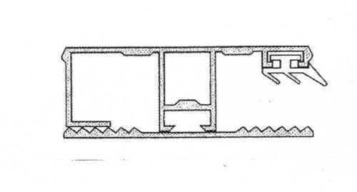 Alu-Stegrandsystem 16 (Komplett Alu+Profilband)