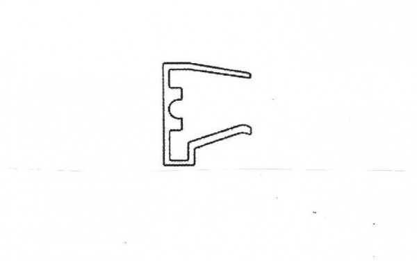 Alu-Tropfkantenprofil 16 - 120 cm lang