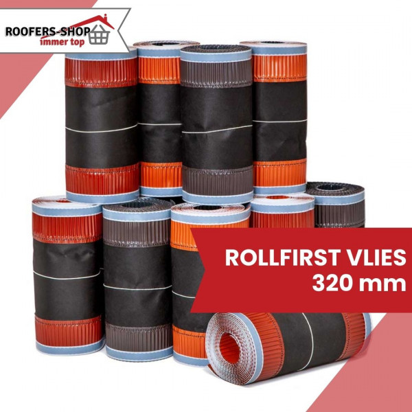 100 m Rollfirst Vlies 320 mm: Hochwertiges Material für optimale Firstlüftung