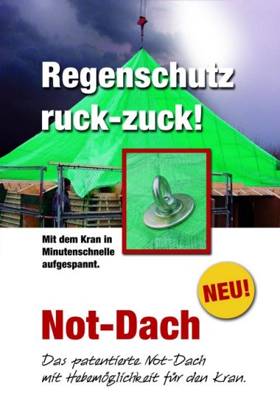 Notdach Abdeckplane Schutz für jede Wetterlage: Hochwertige Abdeckplane